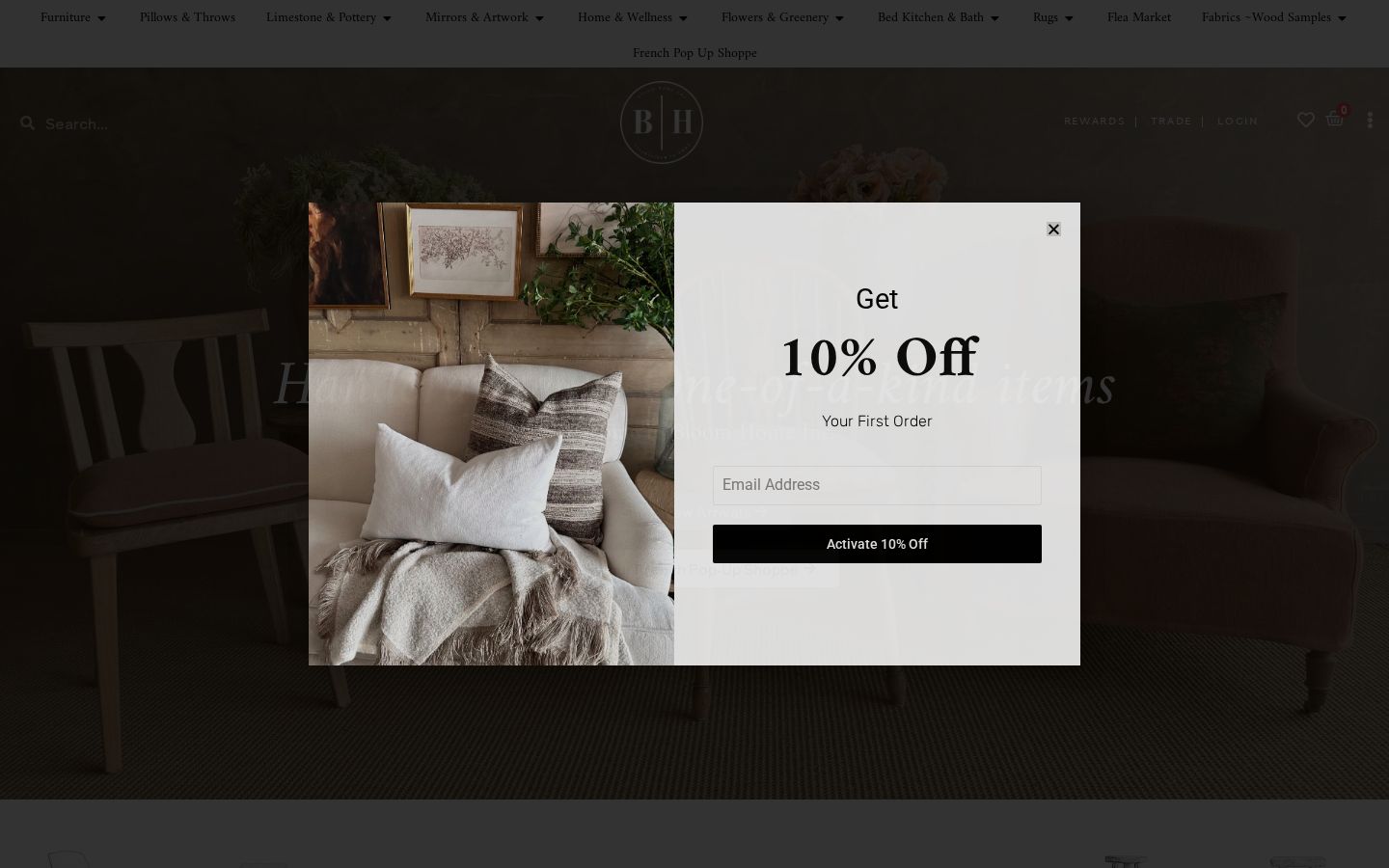 Homepage screenshot of the Bloom Home Inc. website built by InsightWeave